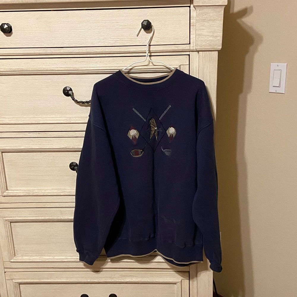 Men’s golf crewneck sweatshirt